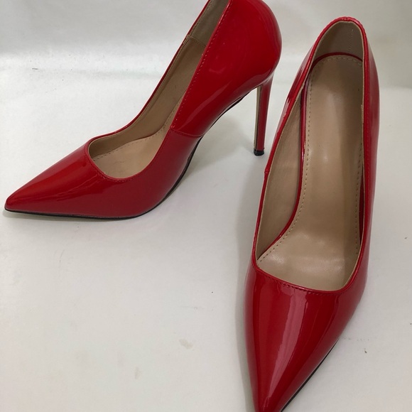 Elegant Red Stiletto Heels - Picture 1 of 6